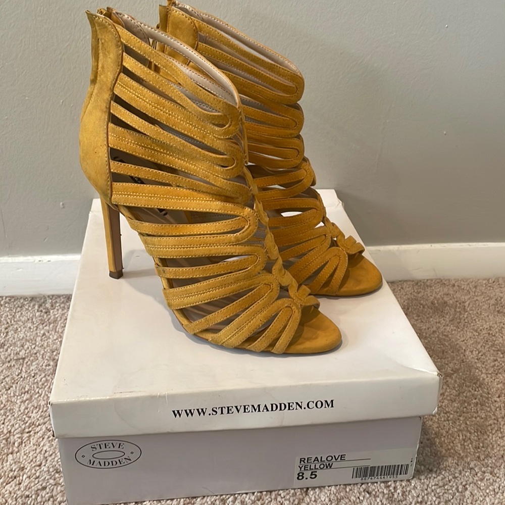 Used yellow heels